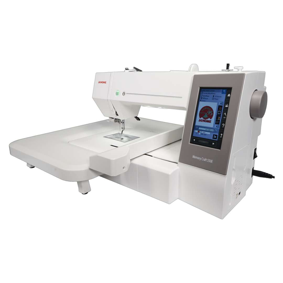 Bordadora Janome MC550E Incluye 4 bastidores