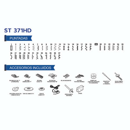 Zigzadora Familiar Brother ST371HD